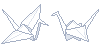 Animação de origamis